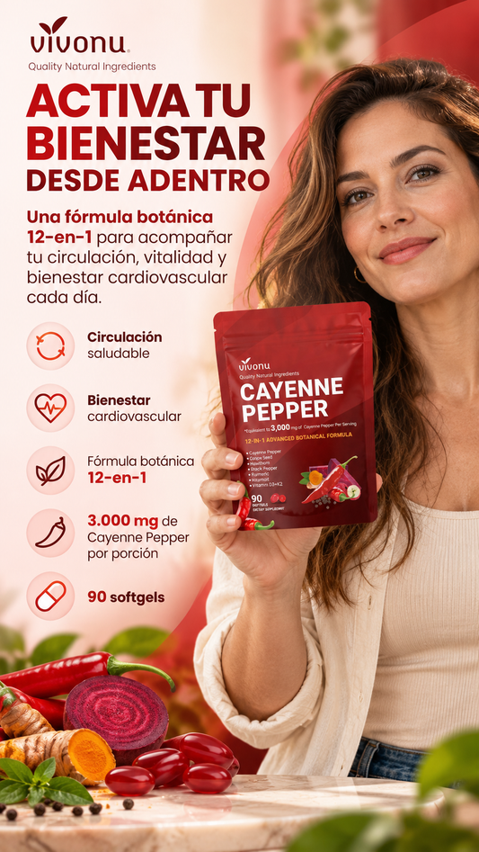 VIVONU CAYENNE PEPPER SOFTGELS